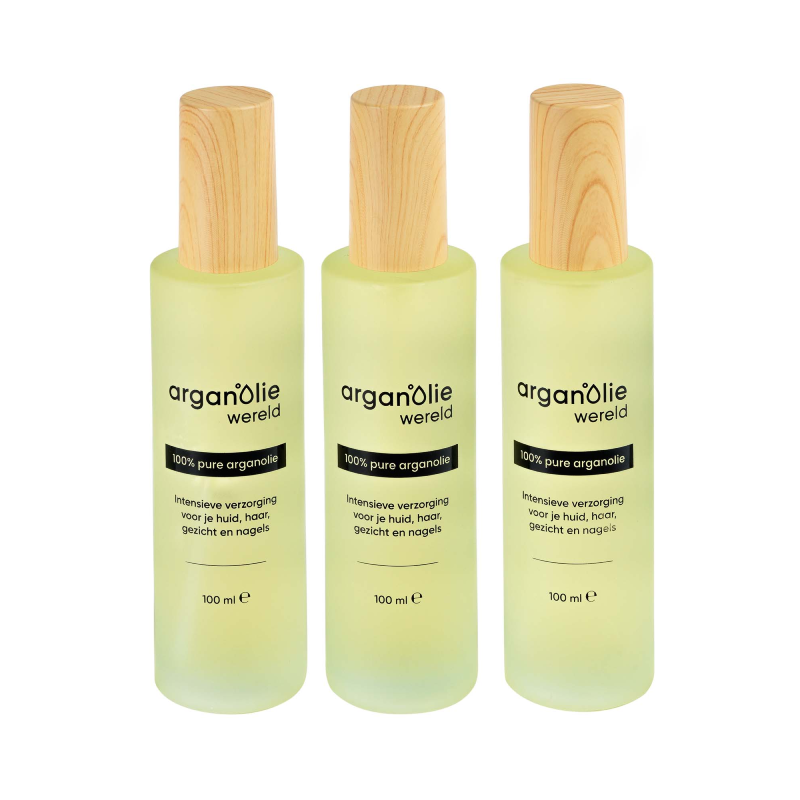 Voordeelpakket 100% pure arganolie (3 x 100ml)